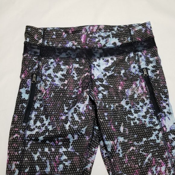 Lululemon Floral Sport Tranquil Luxtreme Mid Rise Inspire 7/8 Tights - Picture 5 of 7